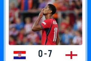 尴尬纪录！0-7负英格兰，克罗地亚成首个在主场输7球的世界杯决赛队