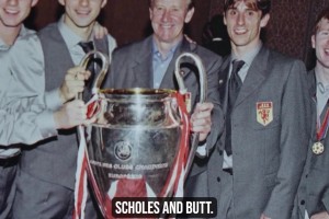 老照片里的曼联黄金一代：弗格森回忆92班与功勋教练
